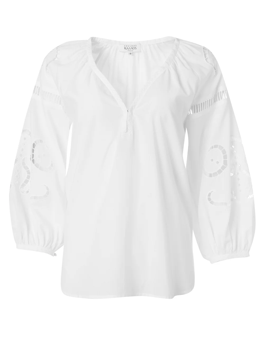 IPHIGENIA BLOUSE ANCIENT KALLOS IN WHITE 1