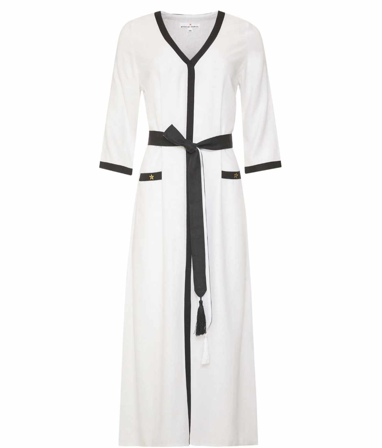 ETOILE CORAL HERMIONE DRESS IN WHITE