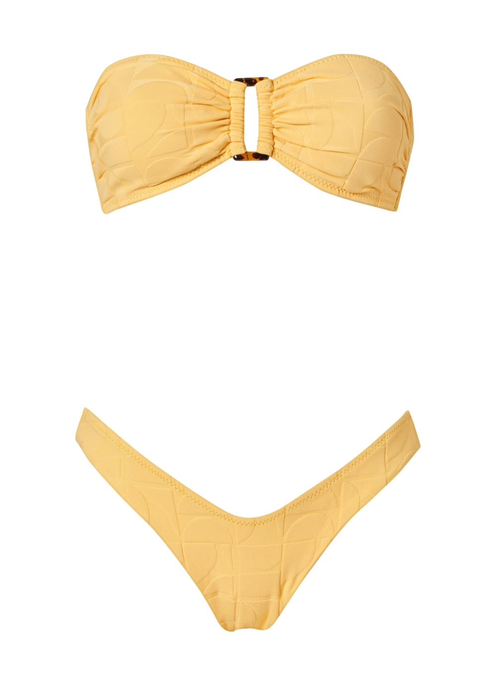 STAFANIA FRANGISTA Melita Yellow Jacquard