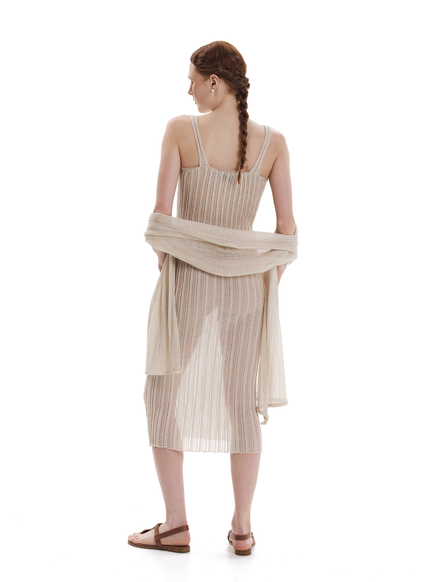 Kourbela SS25 Shimmering water maxi dress