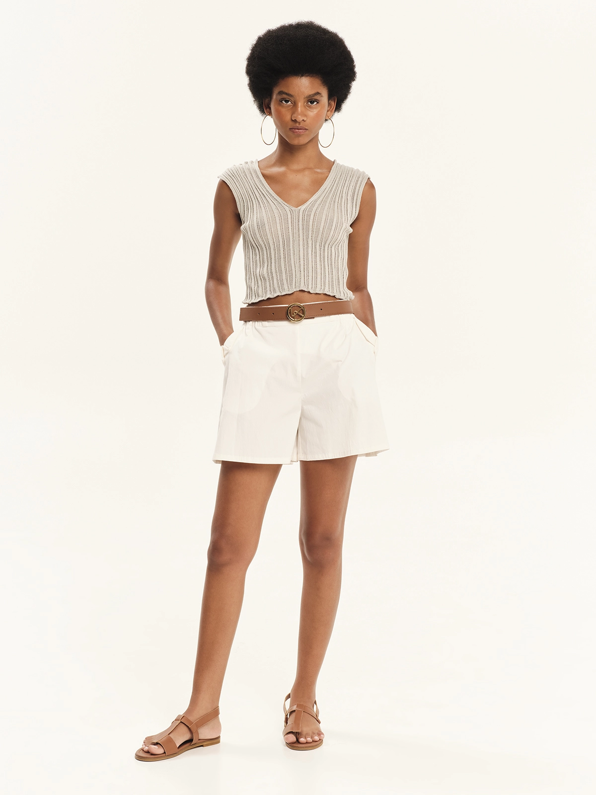 KOURBELA - ARCHETYPES KNIT CROP TOP