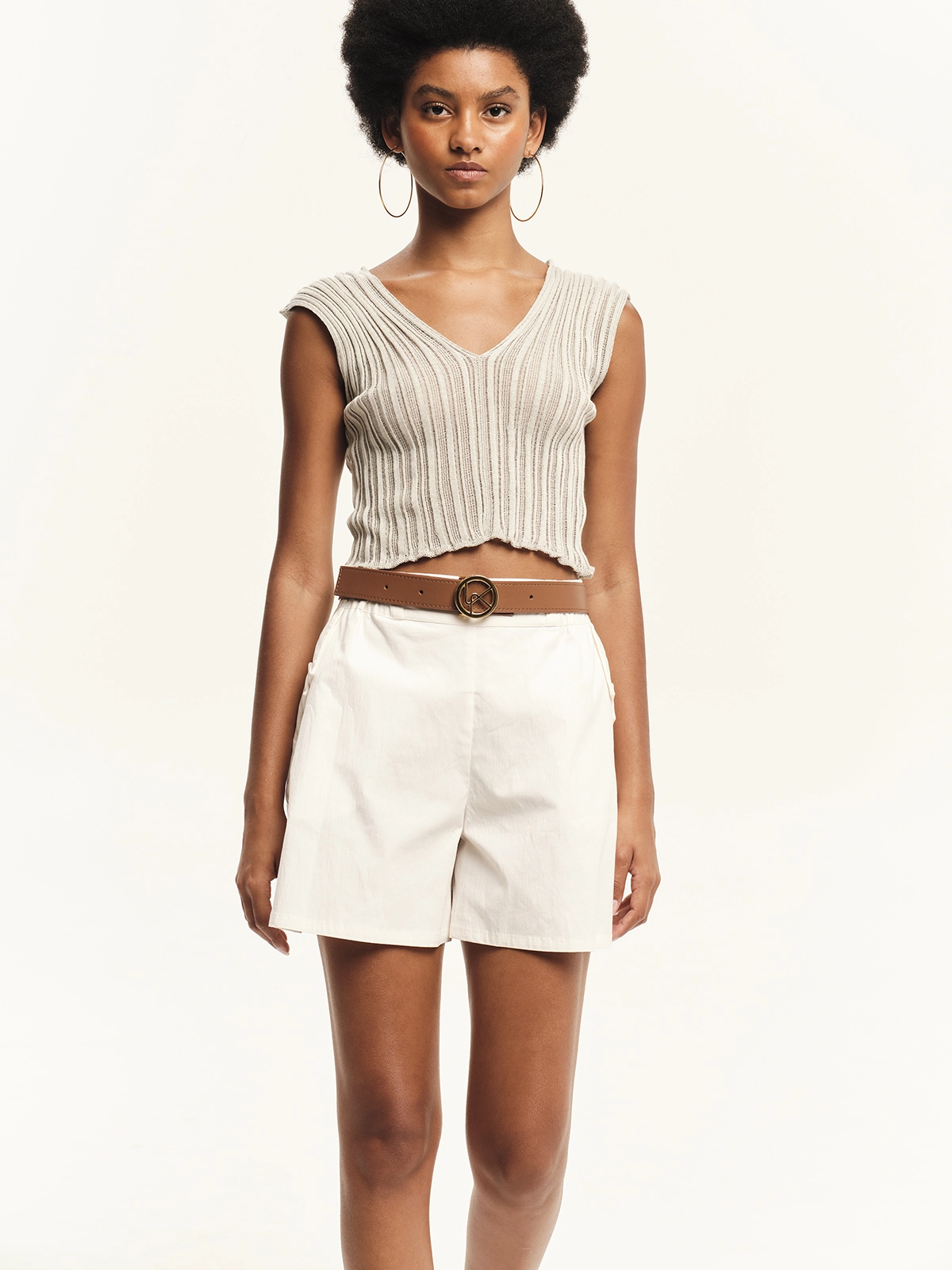 KOURBELA - ARCHETYPES KNIT CROP TOP