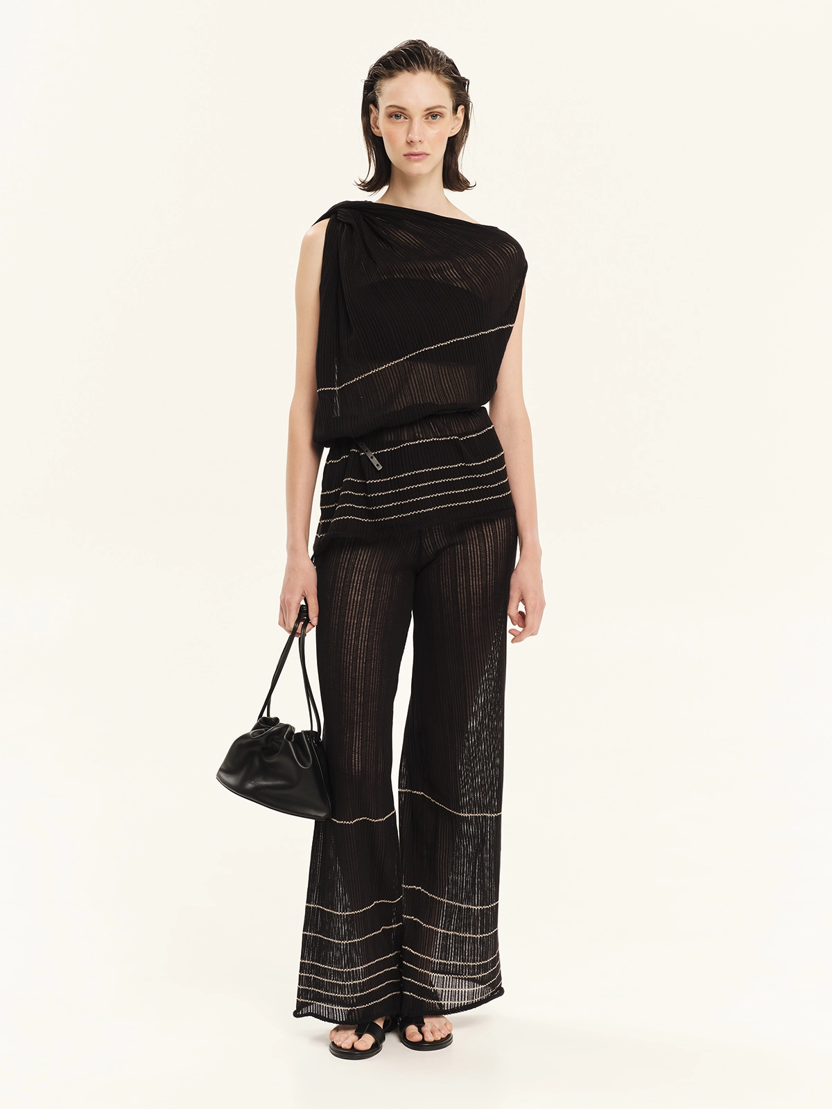 KOURBELA KNIT LONG PANTS