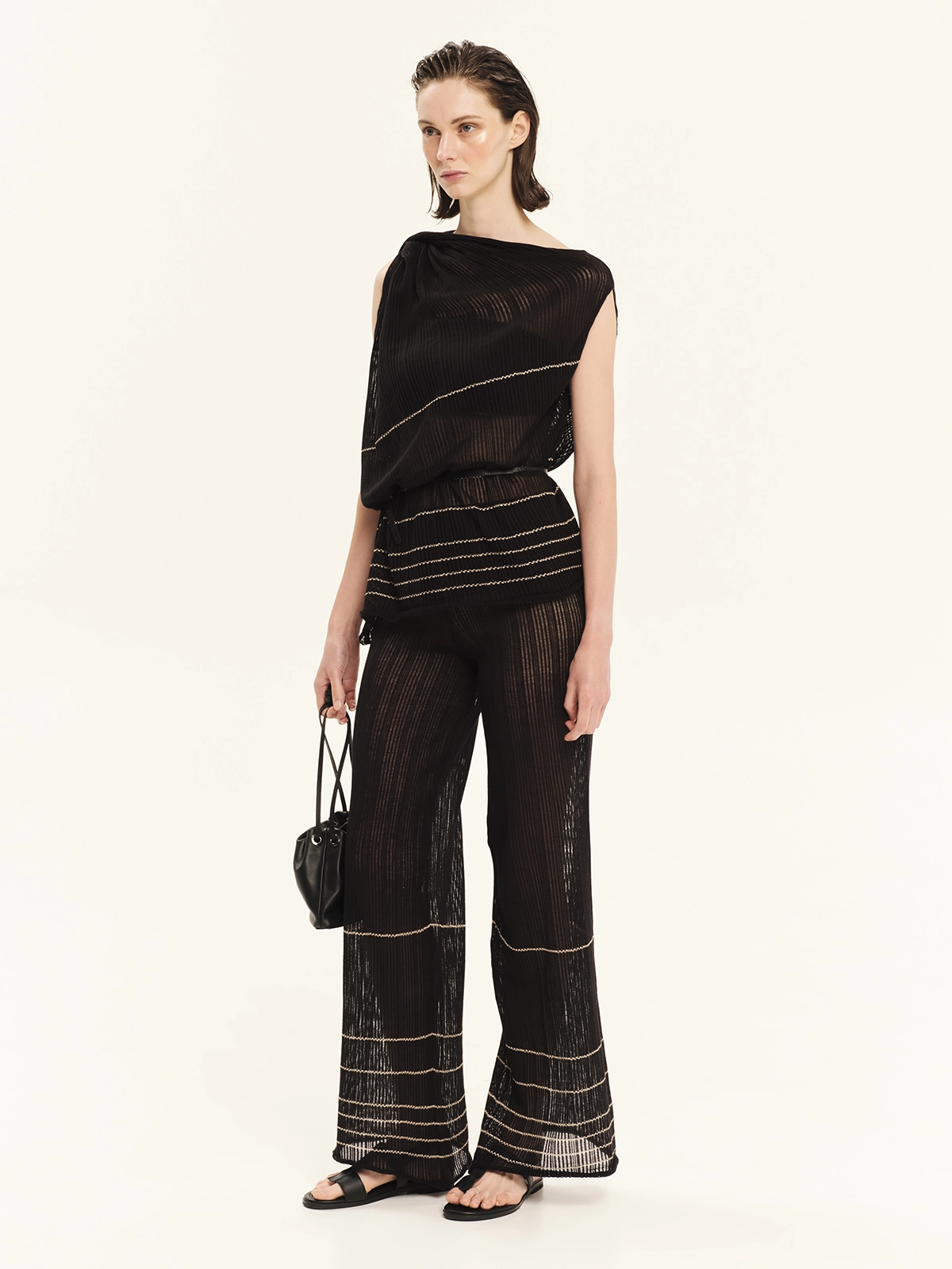 KOURBELA KNIT LONG PANTS