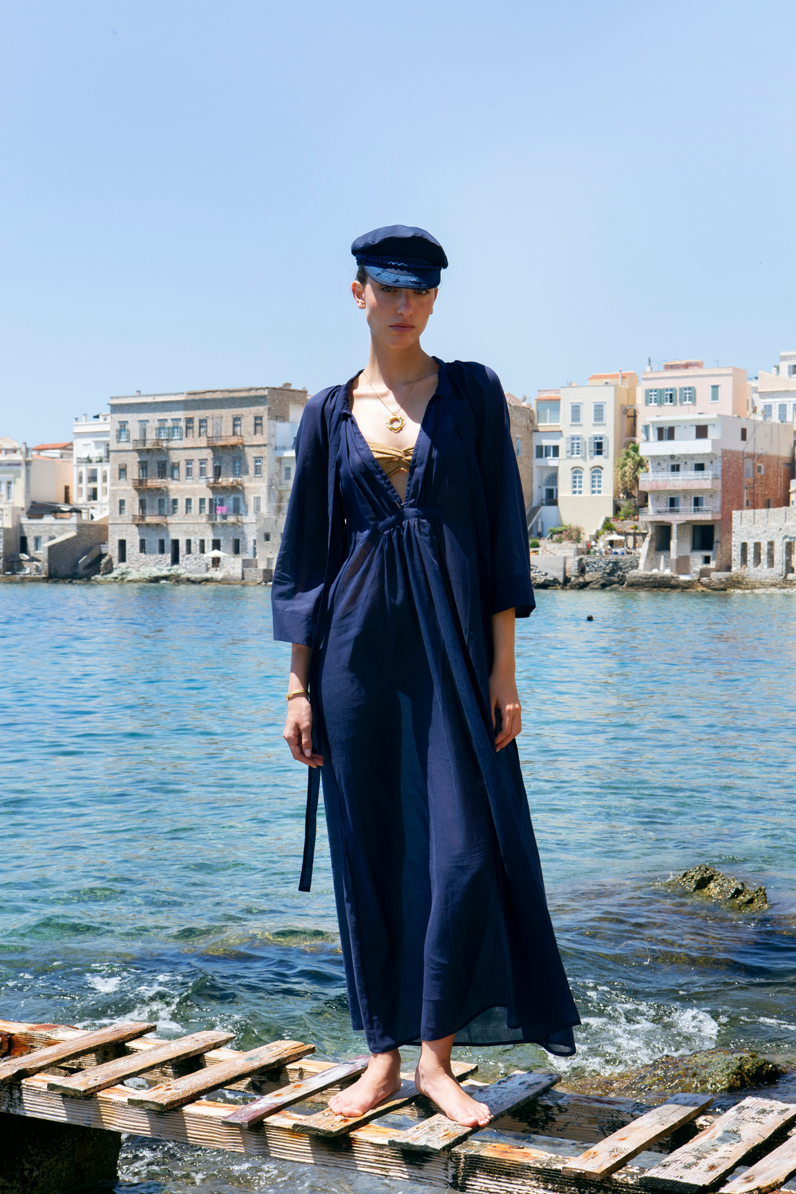 LIMENI KAFTAN IN BLUE