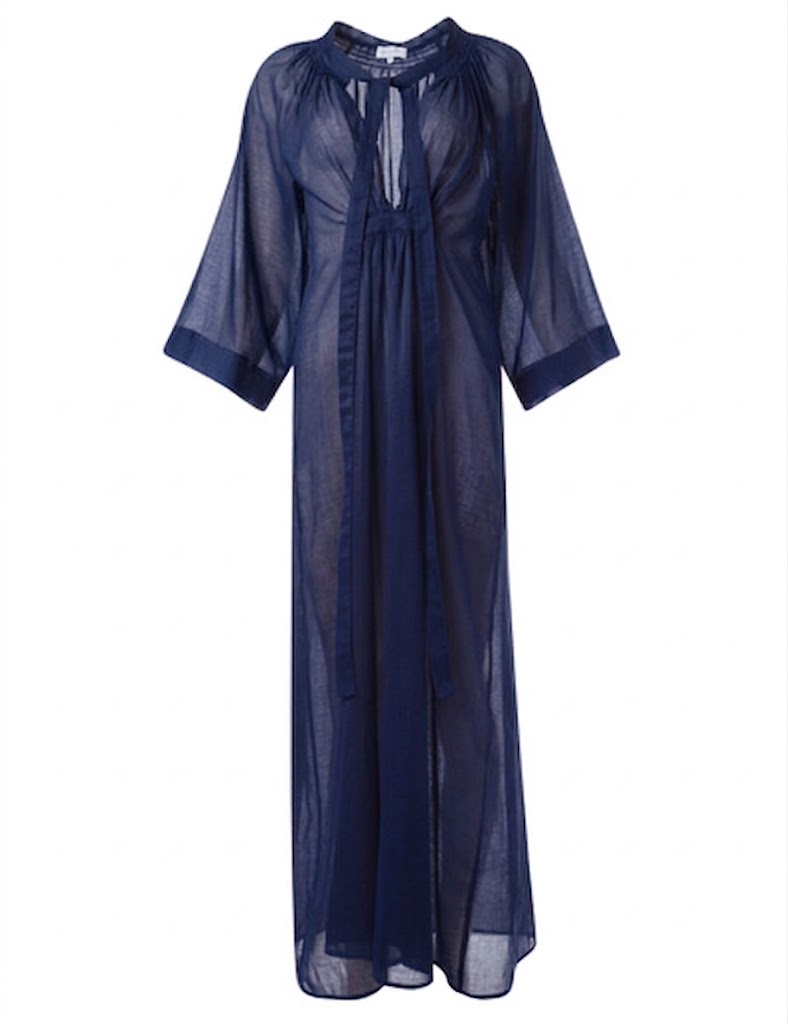 ANCIENT KALLOS LIMENI CAFTAN IN BLUE