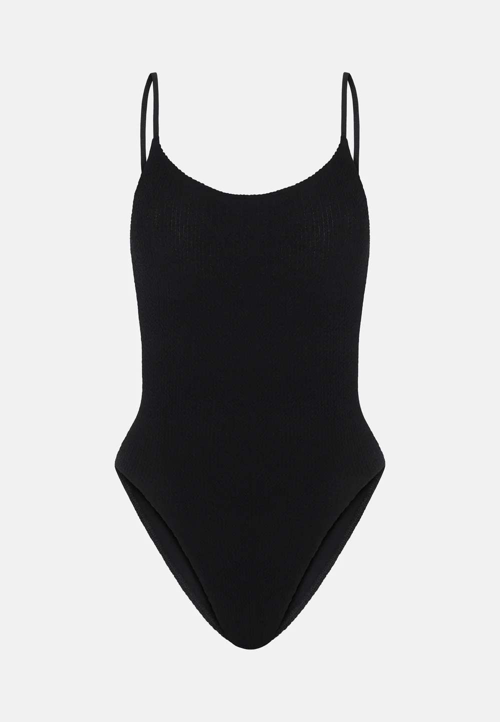 Sorbet Island Jade Liquorice black one piece swimsuit textured crinkle swimwear caprice clothing