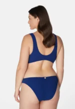 Sorbet Island Aqua Blueberry blue bikini set triangle top crinkle swimwear caprice clothingBACK