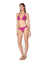 Sorbet Island Mia Acai triangle bikini set textured crinkle swimwear caprice clothing