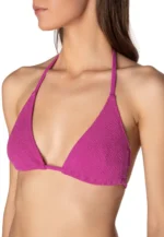 Sorbet Island Mia Acai triangle bikini set textured crinkle swimwear caprice clothing